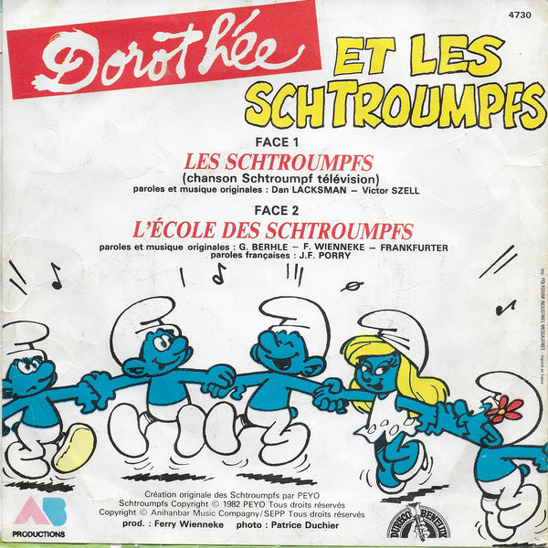 Dorothée et Les Schtroumpfs - Les Schtroumpfs (chanson schtroumpf télévision)