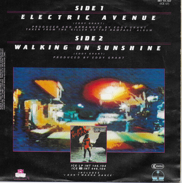 Eddy Grant - Electric avenue (Duitse uitgave)