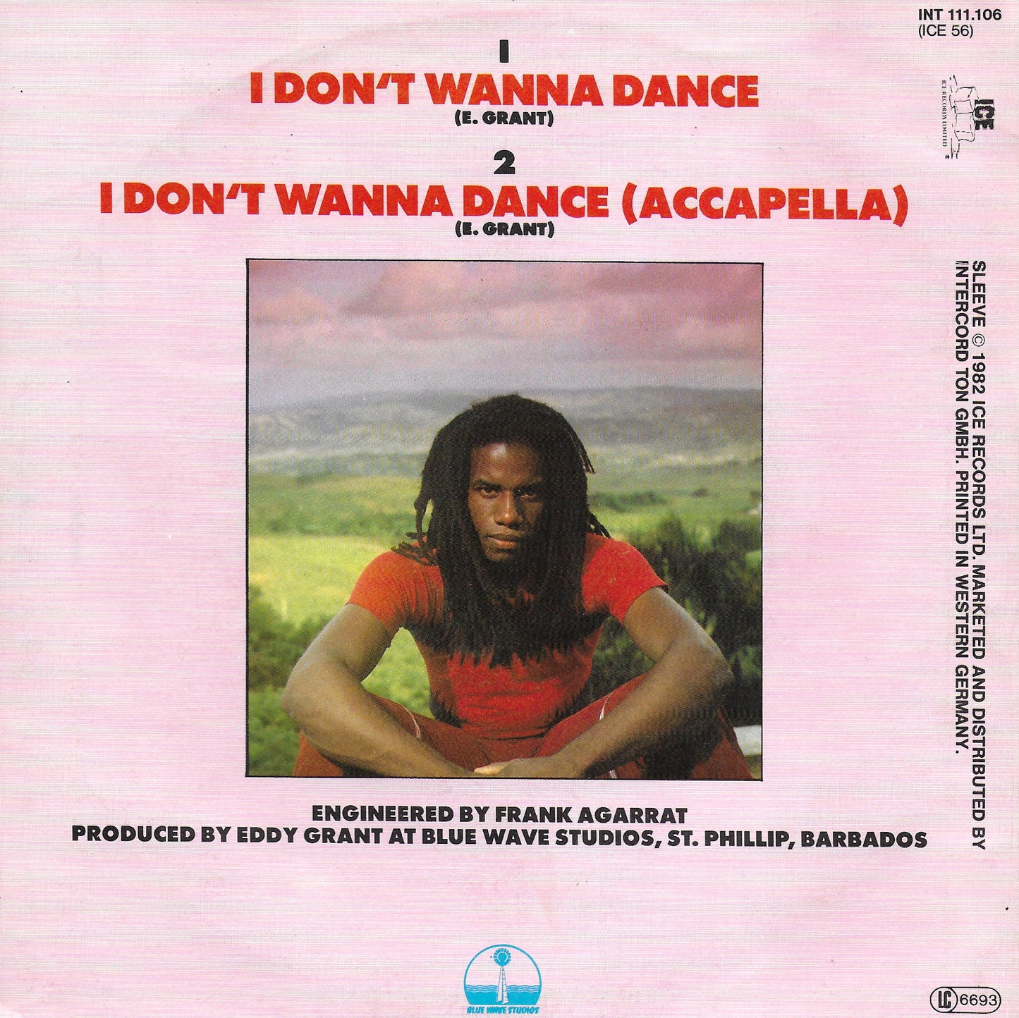 Eddy Grant - I don't wanna dance (Duitse uitgave)
