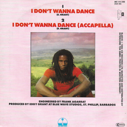 Eddy Grant - I don't wanna dance (Duitse uitgave)