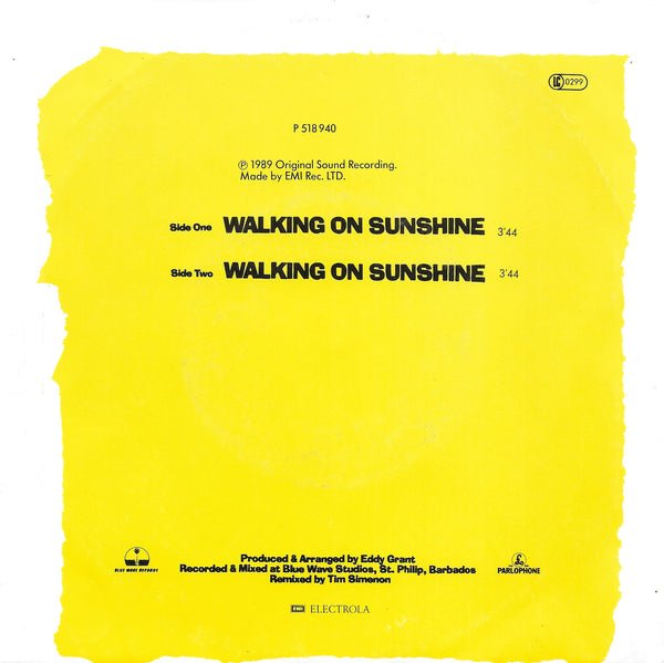 Eddy Grant - Walking on sunshine (remix) (Promo)