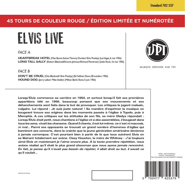 Elvis Presley - Signature collection 4 (Live) (Limited edition, rood vinyl)