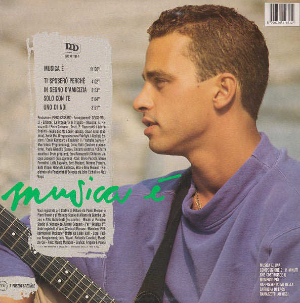 Eros Ramazzotti - Musica È (Green vinyl) (LP)