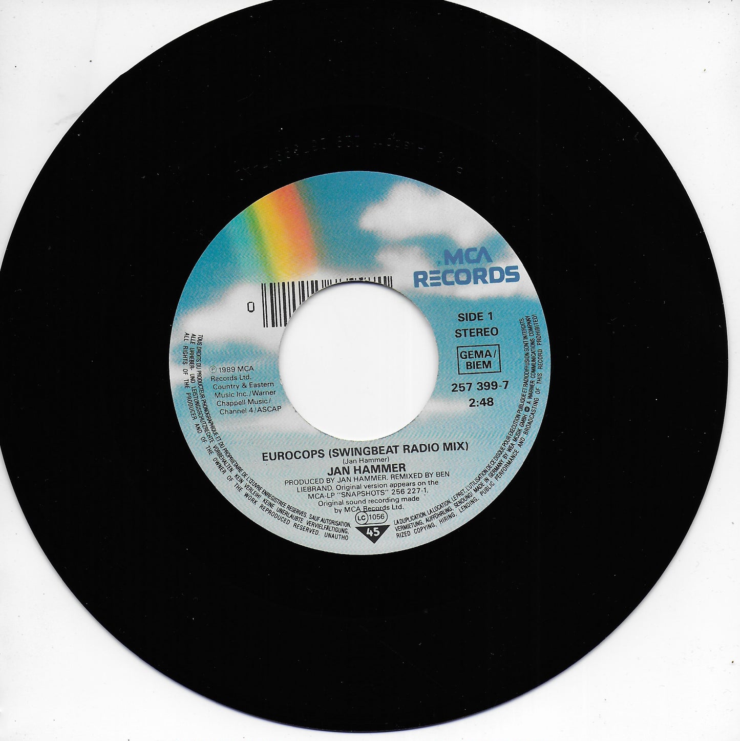 Jan Hammer - Eurocops