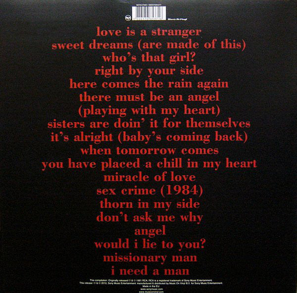 Eurythmics - Greatest Hits (2LP)