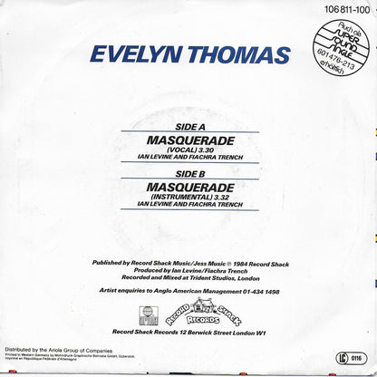 Evelyn Thomas - Masquerade