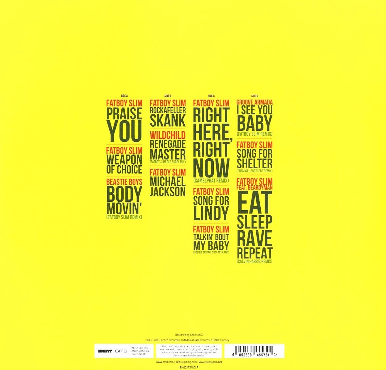 Fatboy Slim - The Best Of (Yellow vinyl) (2LP)