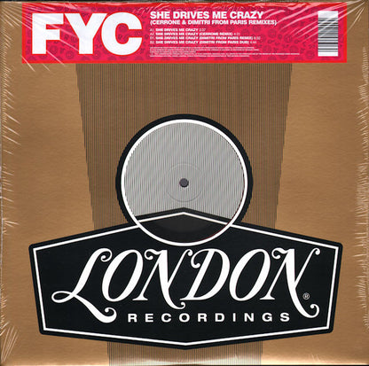 Fine Young Cannibals - She drives me crazy (Remixes) (Red vinyl) (12" Maxi Single)
