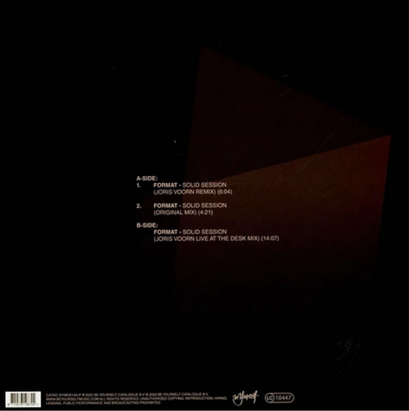 Format - Solid session (Joris Voorn remix) (12" Maxi Single)