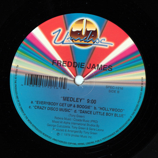 Freddie James - Get up and boogie (12" Maxi Single)