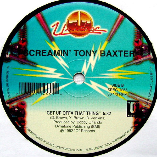 Free Enterprise - Make it on my own / Screamin' Tony Baxter - Get up off that thing (12" Maxi Single)
