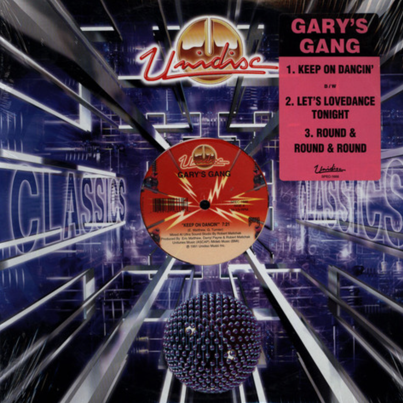 Gary's Gang - Keep on dancin' (12" Maxi Single)