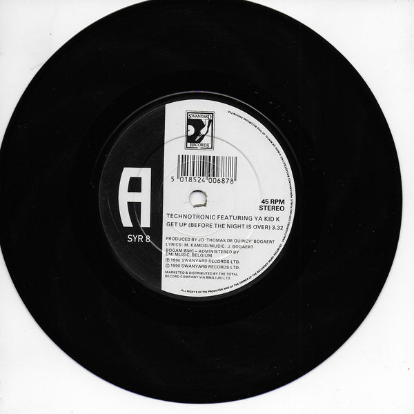 Technotronic feat. Ya Kid K - Get up (before the night is over) (Engelse uitgave)
