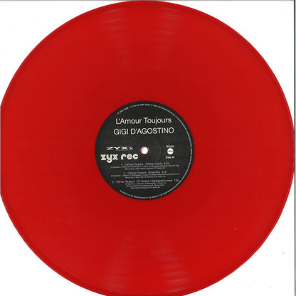 Gigi D'Agostino - L'Amour toujours (Limited edition, red vinyl) (12" Maxi Single)