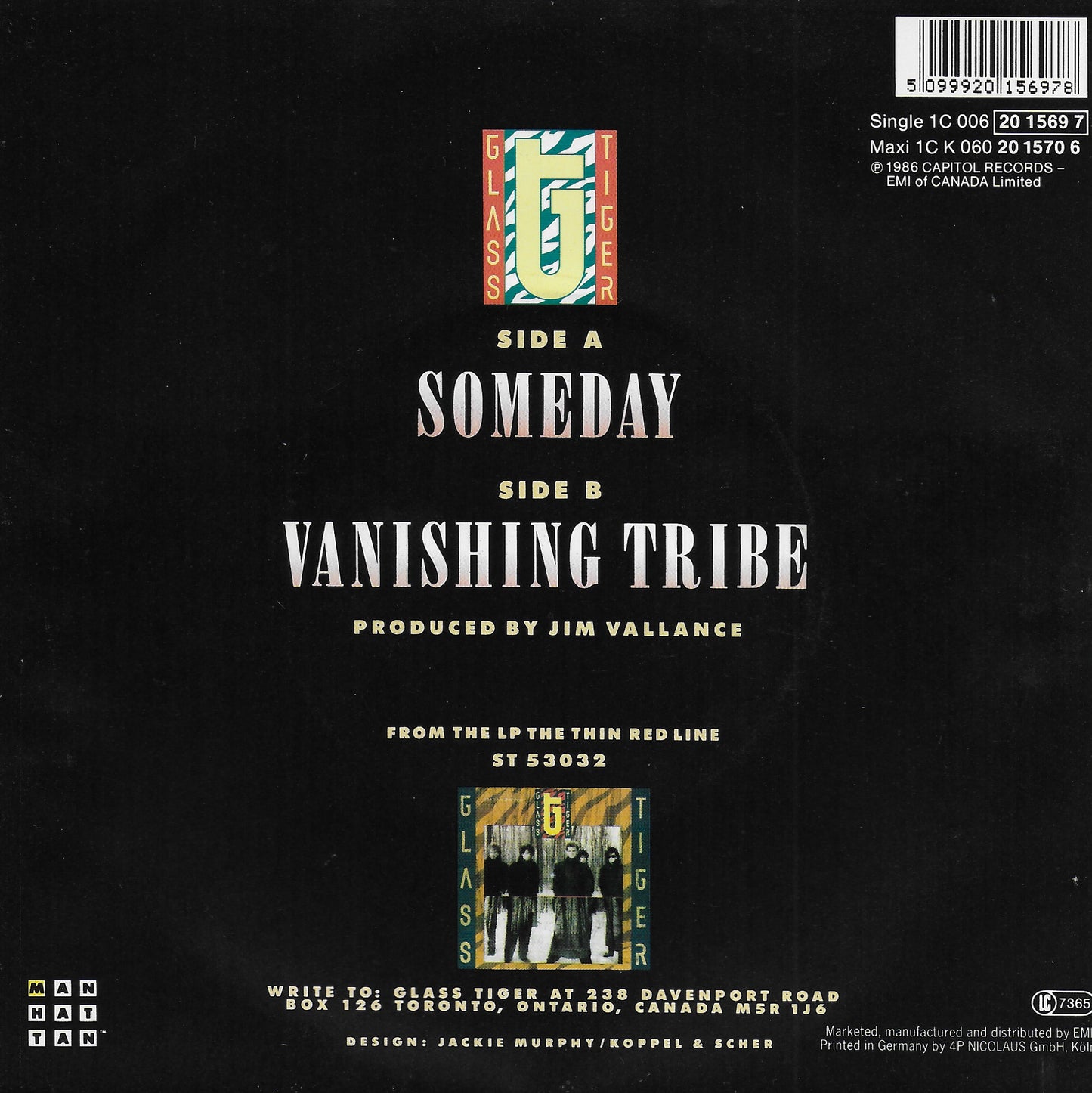 Glass Tiger - Someday