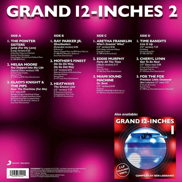 Various - Grand 12-Inches 2 (Compiled By Ben Liebrand) (Limited edition, coloured vinyl) (2LP)