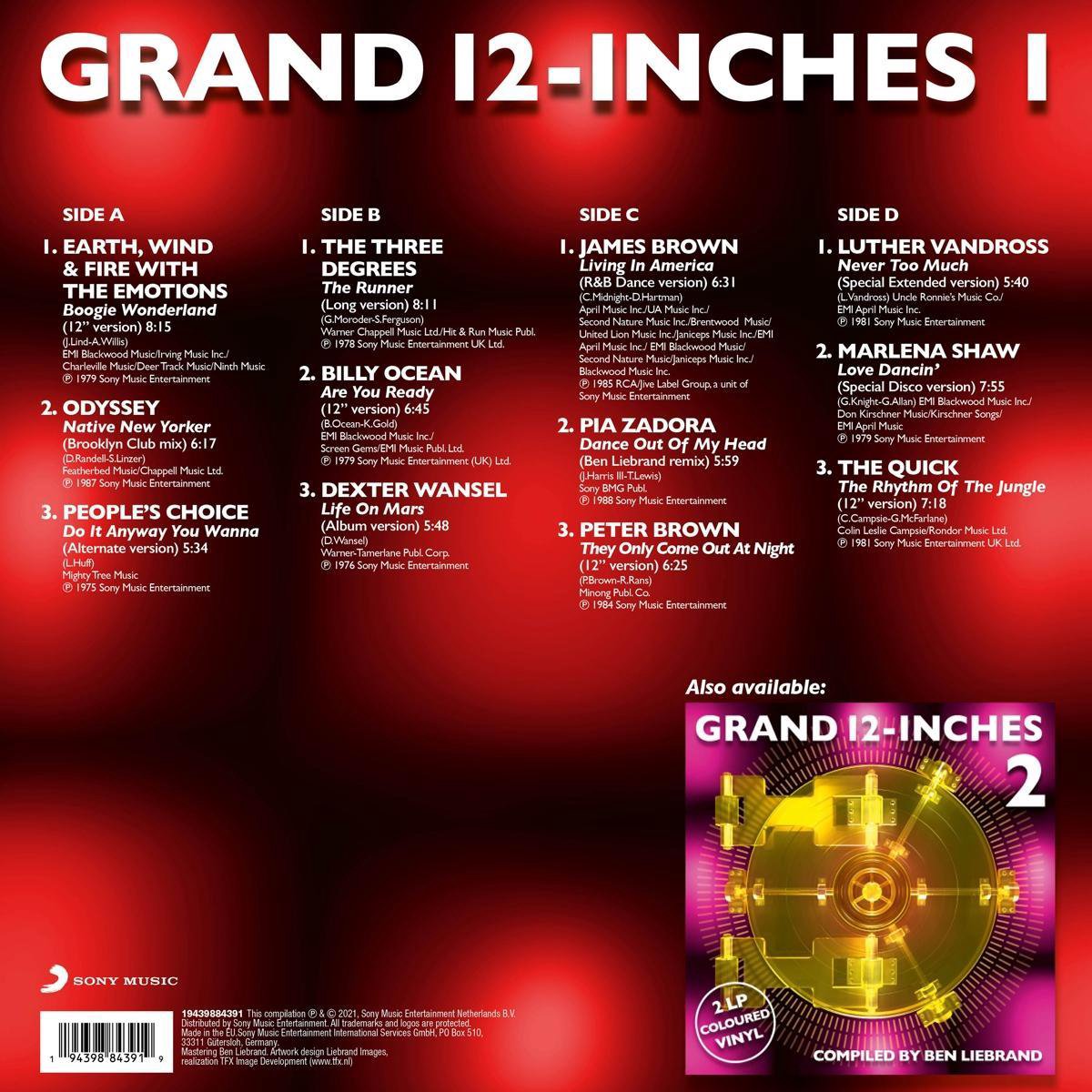 Various - Grand 12-Inches 1 (Compiled By Ben Liebrand) (Limited edition, coloured vinyl) (2LP)