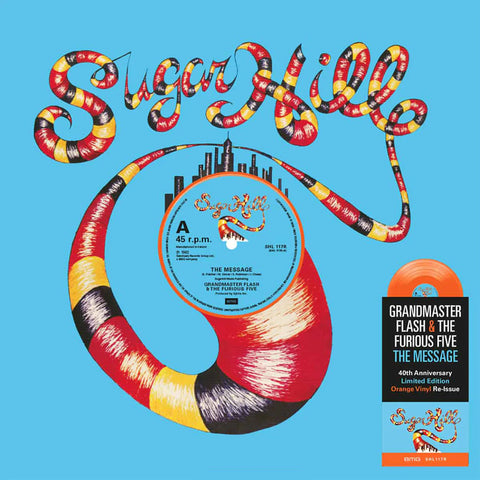 Grandmaster Flash & The Furious Five - The Message (40th Anniversary, Limited orange vinyl) (12" Maxi Single)