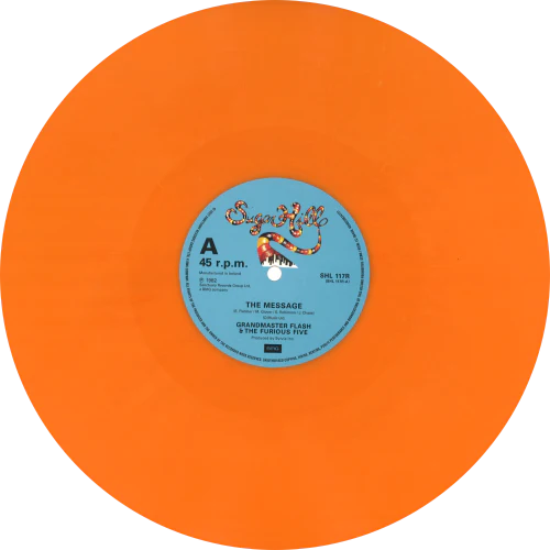 Grandmaster Flash & The Furious Five - The Message (40th Anniversary, Limited orange vinyl) (12" Maxi Single)