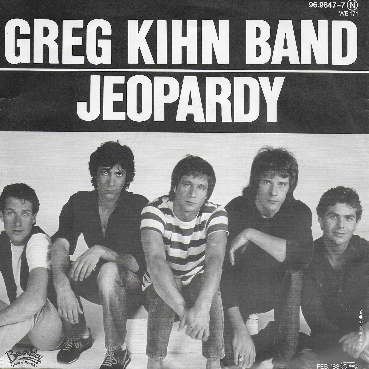 Greg Kihn Band - Jeopardy (Duitse uitgave)