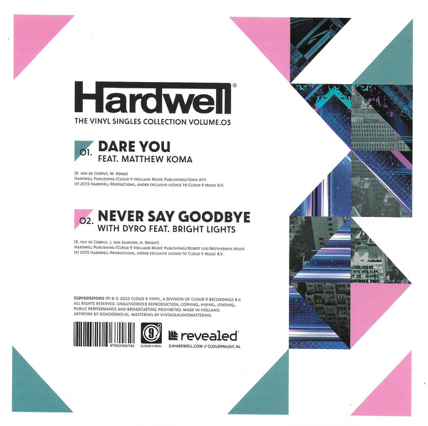 Hardwell - Dare you / Never say goodbye (Limited pink vinyl)