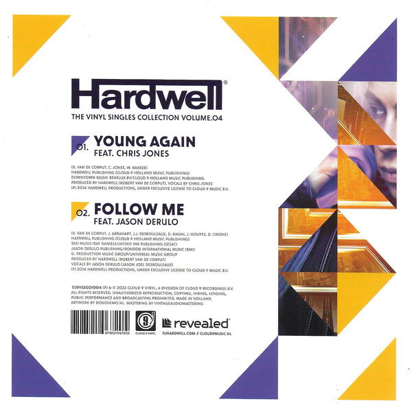 Hardwell - Young again / Follow me (Limited yellow vinyl)