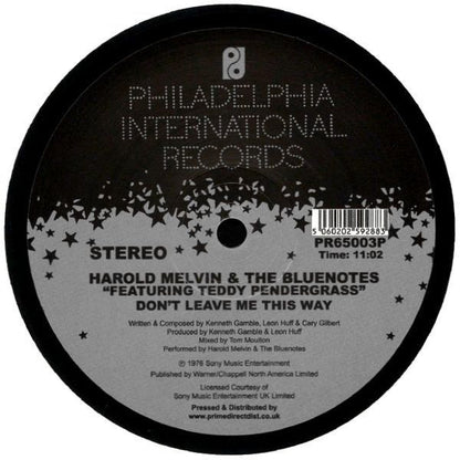 Harold Melvin & The Blue Notes feat. Teddy Pendergrass - Don't leave me this way / Bad luck (12" Maxi Single)