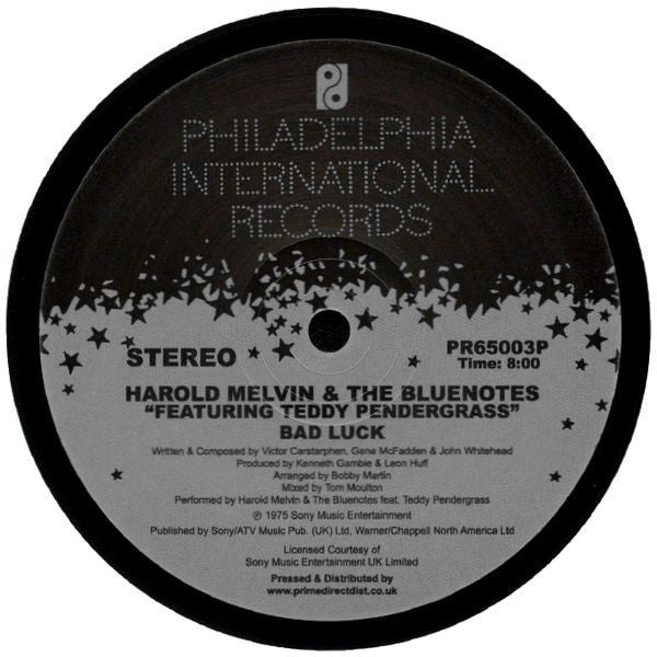 Harold Melvin & The Blue Notes feat. Teddy Pendergrass - Don't leave me this way / Bad luck (12" Maxi Single)
