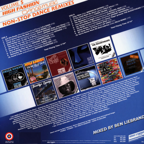 Various - High Fashion Dance Music Volume 5 (Mixed by Ben Liebrand) (LP)