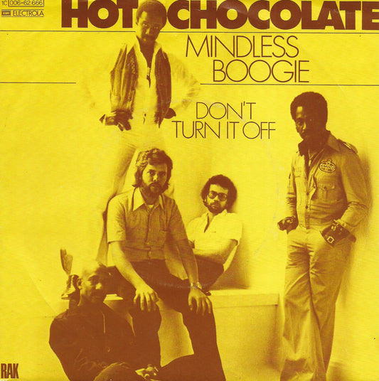 Hot Chocolate - Mindless boogie (Duitse uitgave)