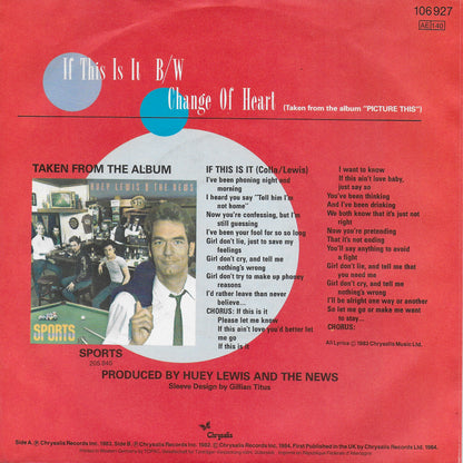 Huey Lewis and The News - If this is it