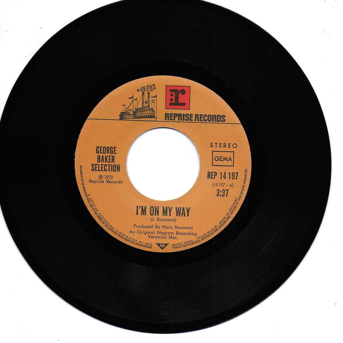 George Baker Selection - I'm on my way (Duitse uitgave)
