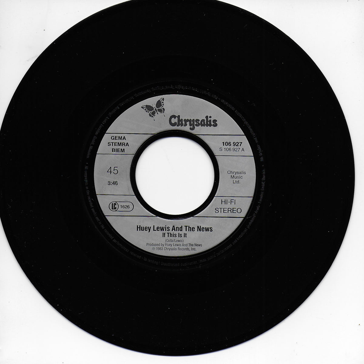 Huey Lewis and The News - If this is it