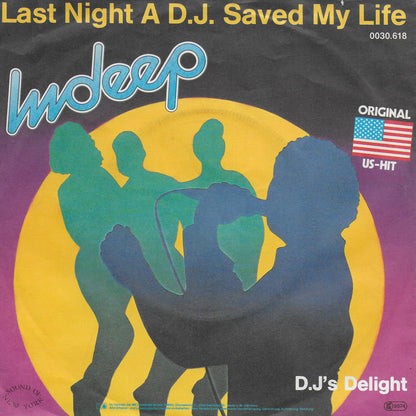 Indeep - Last night a d.j. saved my life (Duitse uitgave)
