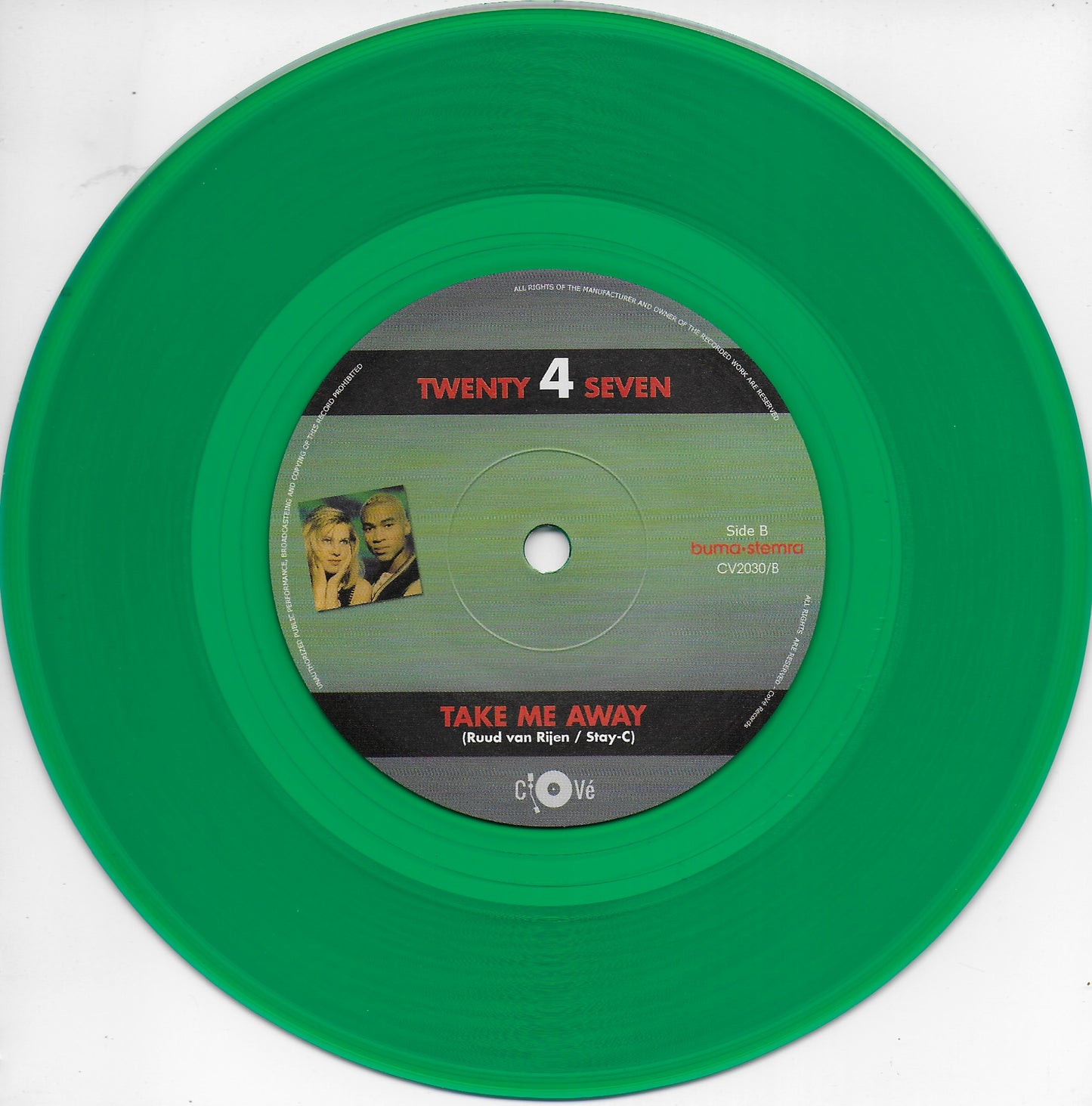 Twenty 4 Seven feat. Stay-C & Nance - Is it love / Take me away (Limited edition, green vinyl)