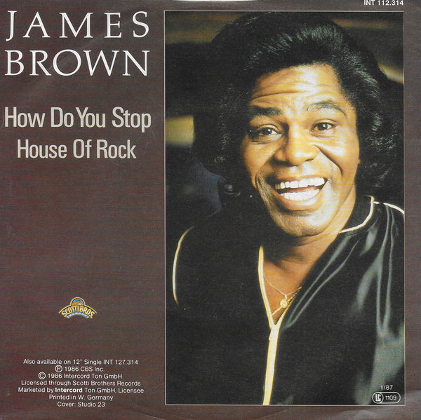 James Brown - How do you stop (Duitse uitgave)