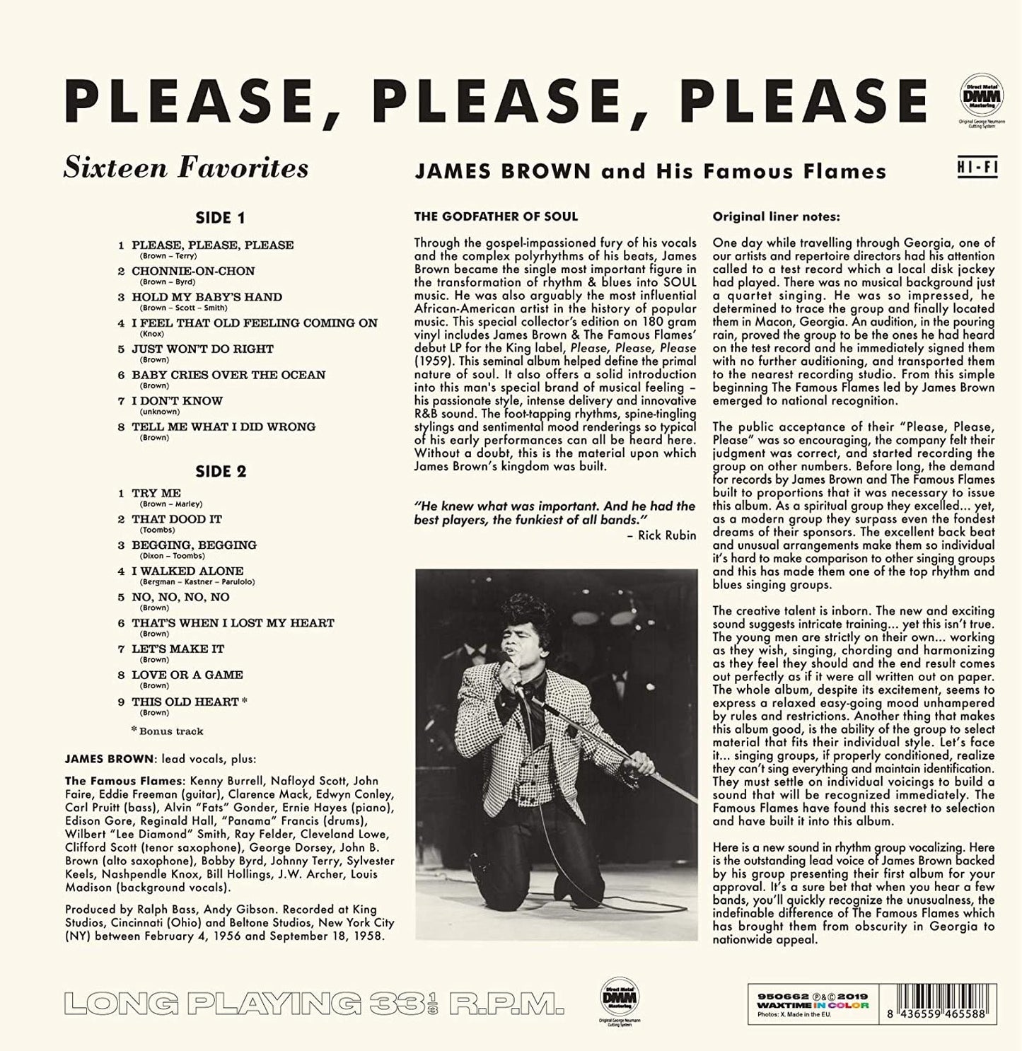 James Brown And The Famous Flames - Please Please Please (LP)