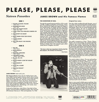 James Brown And The Famous Flames - Please Please Please (LP)