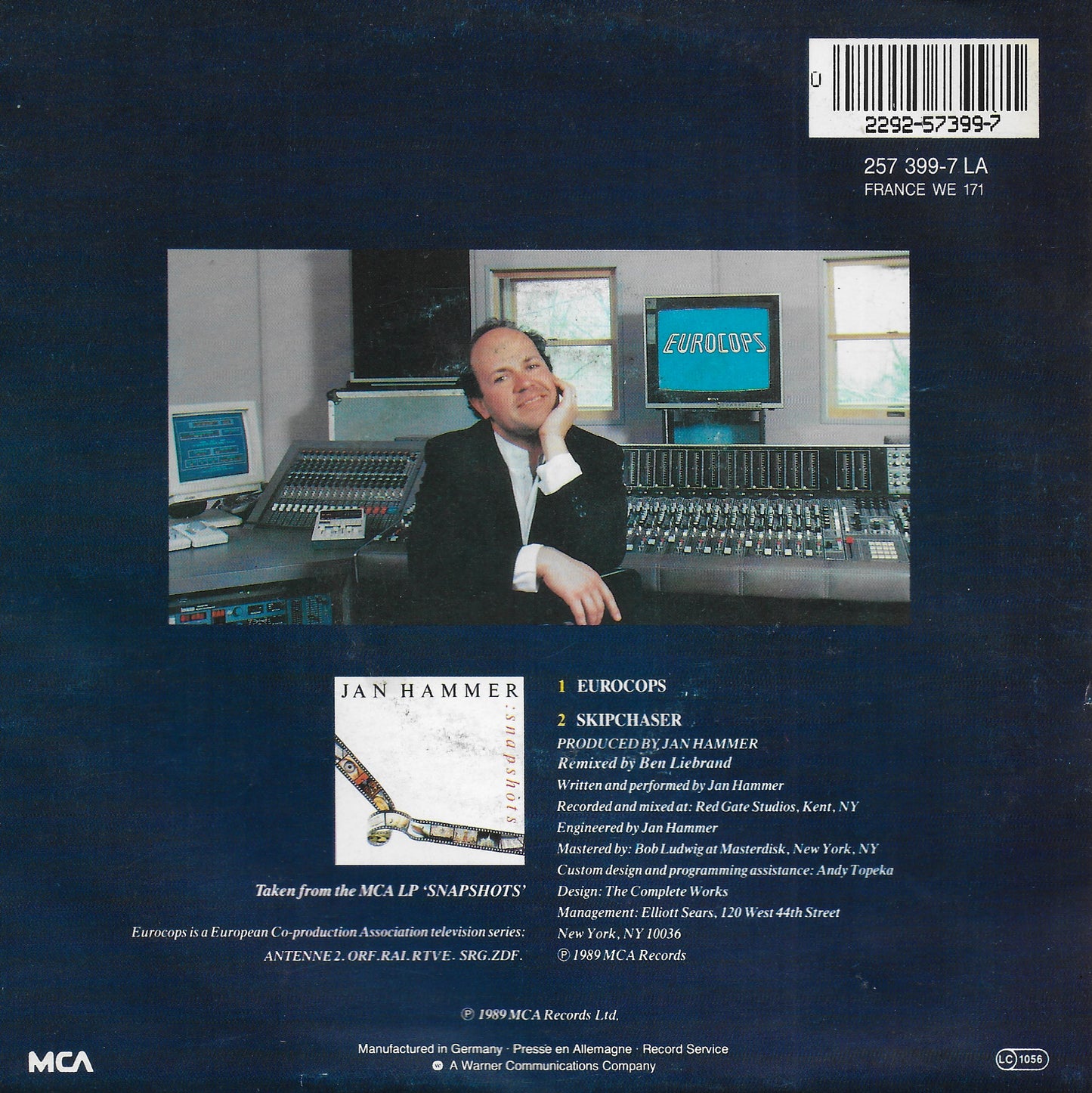 Jan Hammer - Eurocops