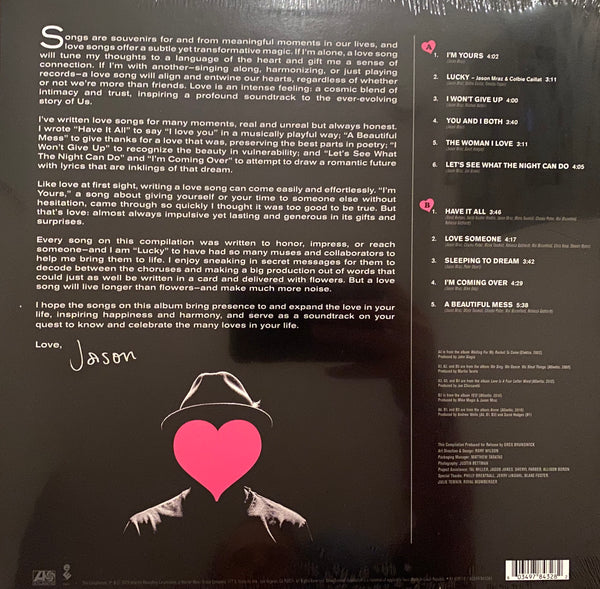 Jason Mraz - Lalalalovesongs (LP)