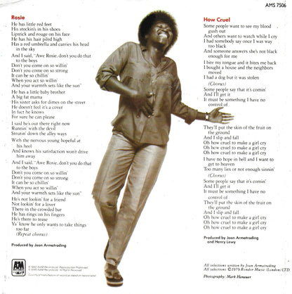 Joan Armatrading - Rosie (Engelse uitgave)