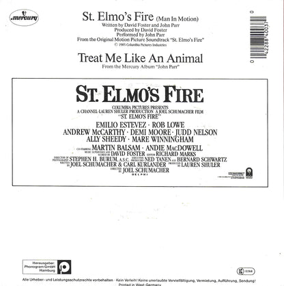 John Parr - St. Elmo's fire (Duitse uitgave)