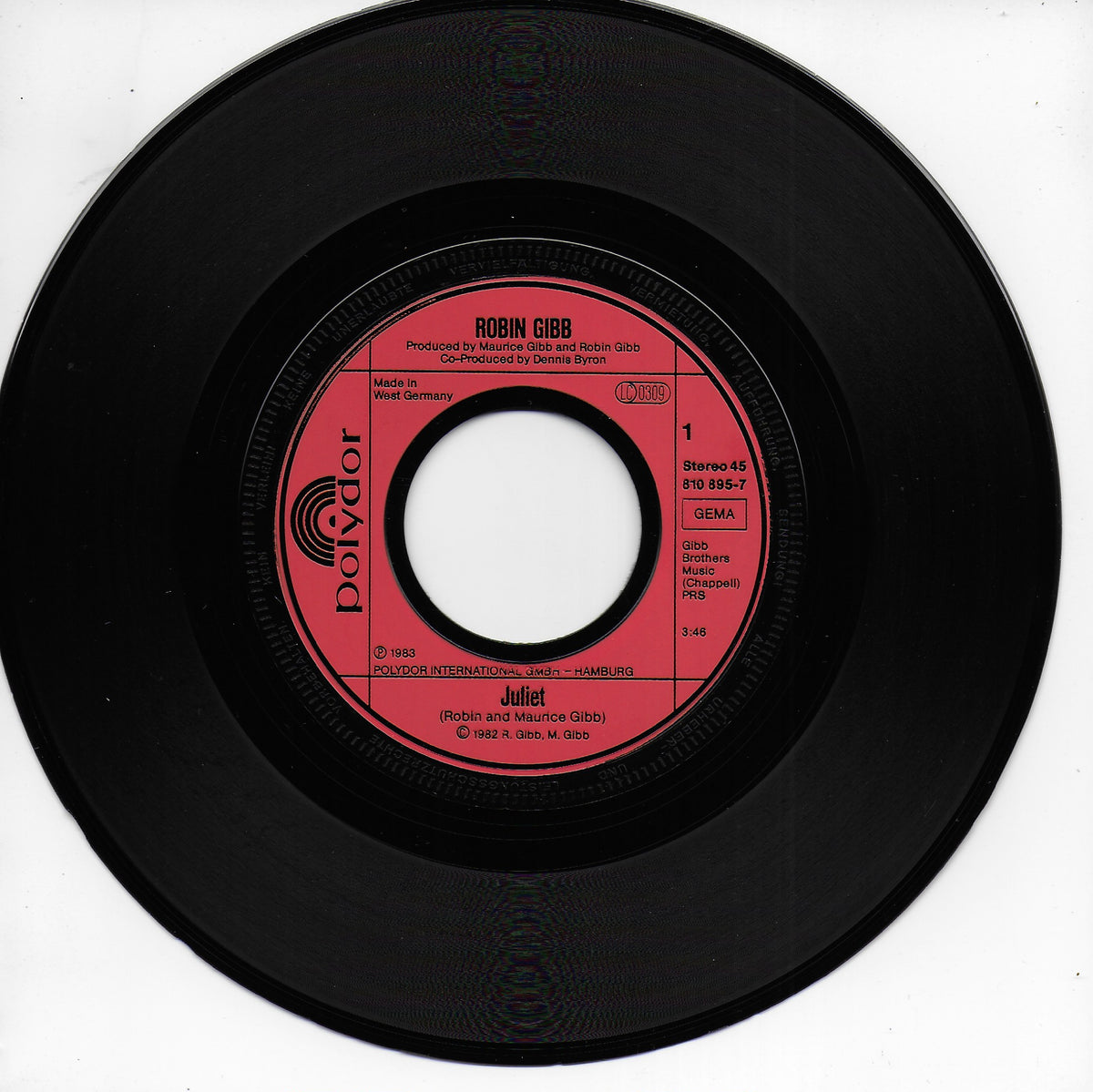 Robin Gibb - Juliet (Duitse uitgave)