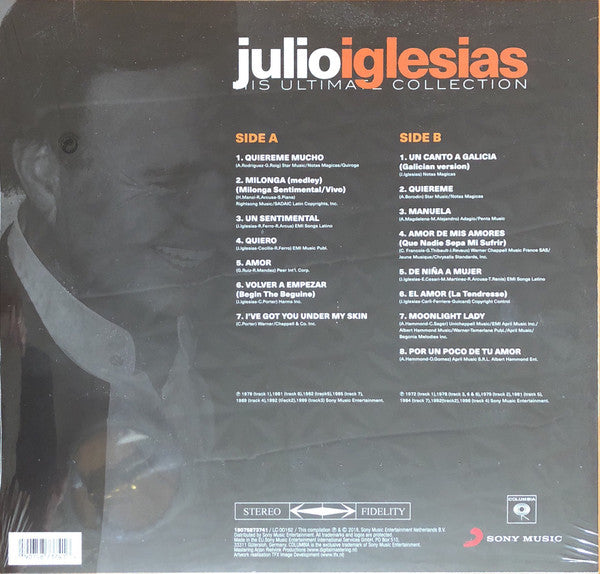 Julio Iglesias - His Ultimate Collection (Limited edition, orange vinyl) (LP)