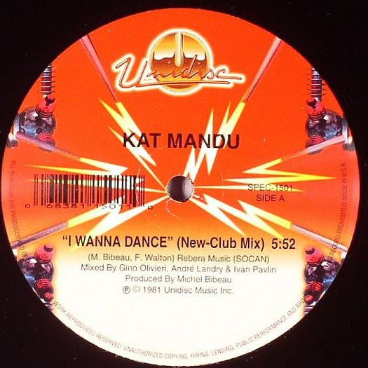 Kat Mandu - I wanna dance (12" Maxi Single)