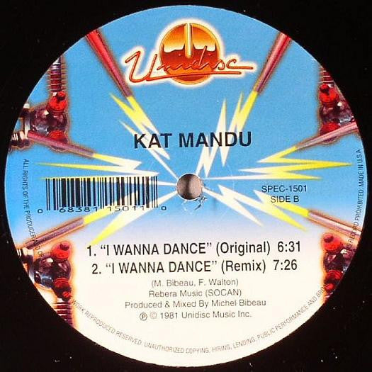 Kat Mandu - I wanna dance (12" Maxi Single)