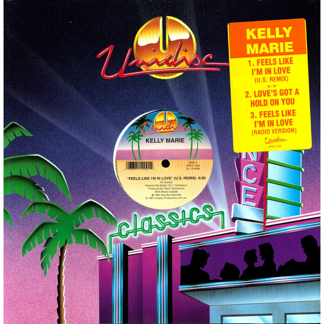 Kelly Marie - Feels like i'm in love (12" Maxi Single)