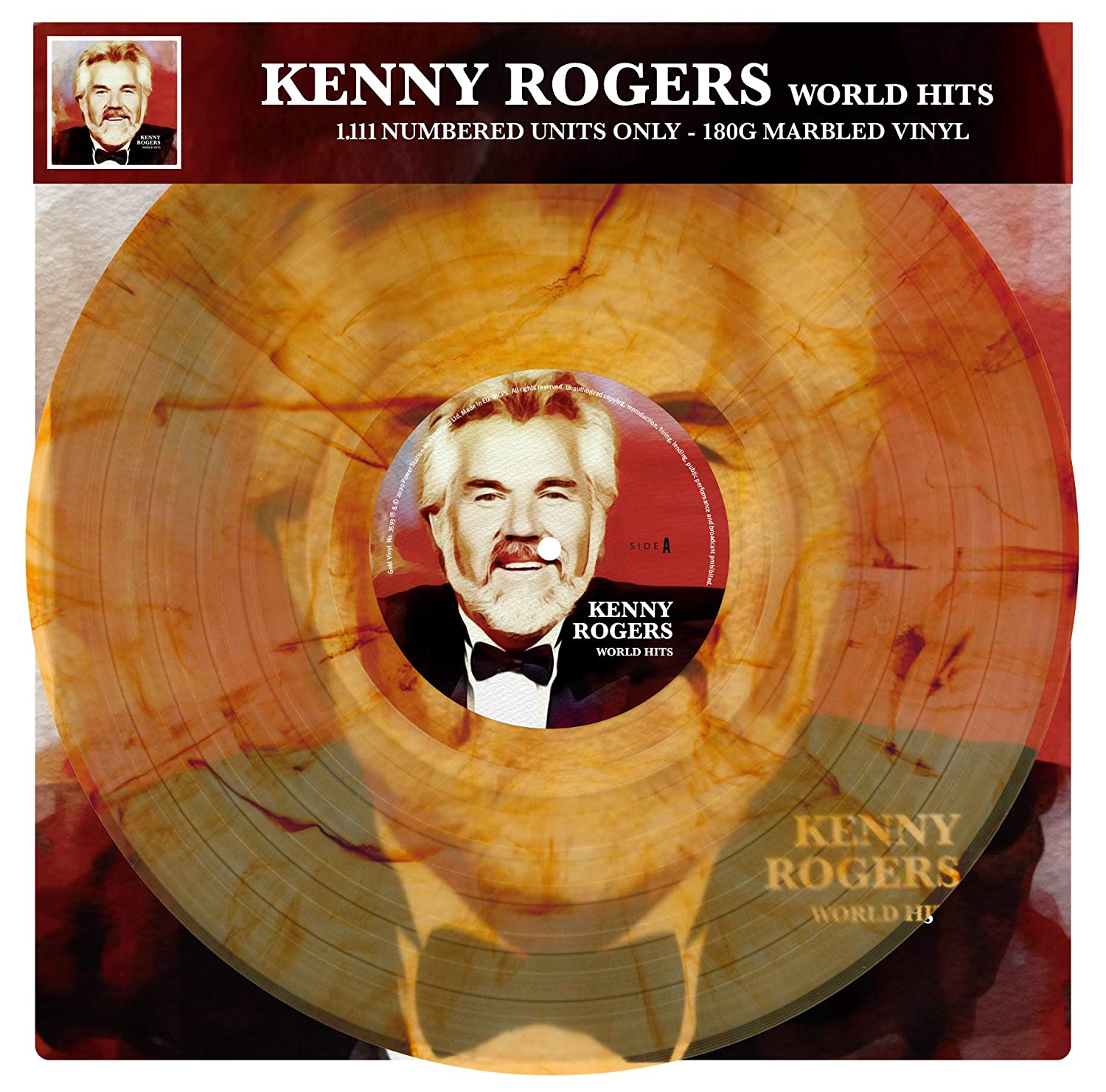 Kenny Rogers - World Hits (Limited edition, matbled vinyl) (LP)