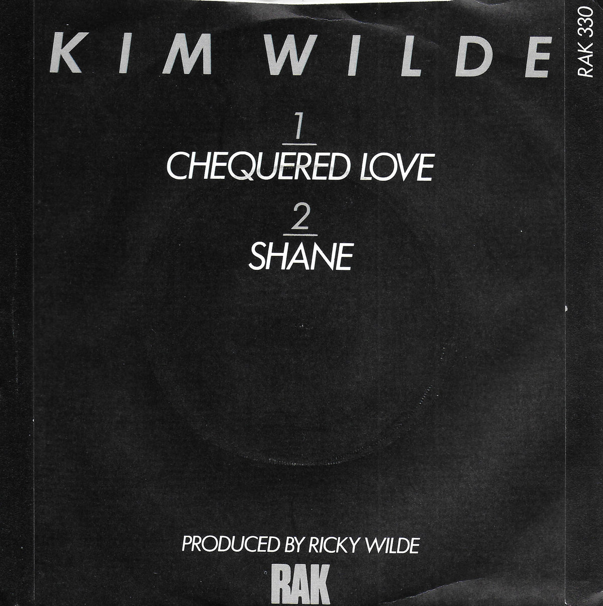 Kim Wilde - Chequered love (Engelse uitgave)