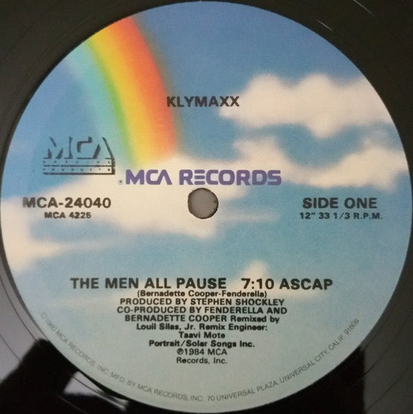 Klymaxx - The men all pause / Meeting in the ladies room (12" Maxi Single)